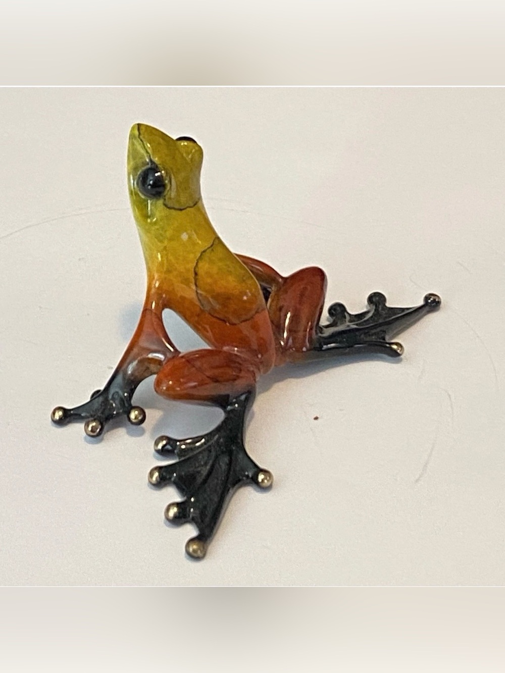 Tim Cotterill Frogman EMBER Signed Bronze Frog Sculpture 2399/5000